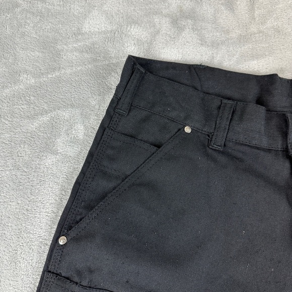 Carhartt Rework Double Knee Black Shorts Men's Size 32 W REFER TO MEASUREMENTS - Picture 15 of 15